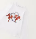 SARABANDA - Blouse Blanche Nœud & Basket