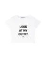 PATRIZIA PEPE - T-SHIRT Blanc "My outfit"