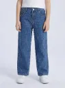 MINI MIGNON - JEANS STRASS BLEU
