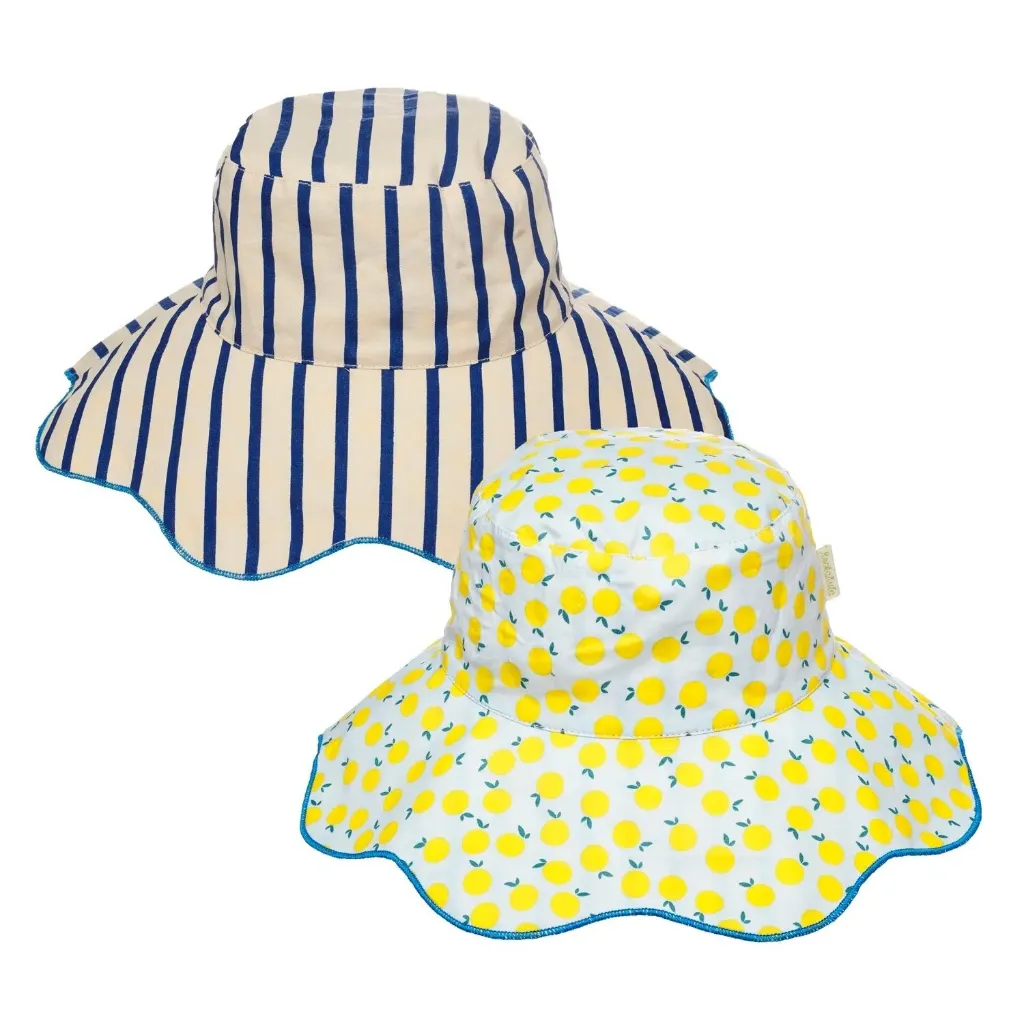 [T2575B-1] ROCKAHULA - CHAPEAU LEMON Reversible 3-6ANS