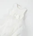 SARABANDA - ROBE Cérémonie volant blanc