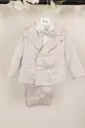 BUFI - Costume garçon 5pces (Short) - Beige Irisé