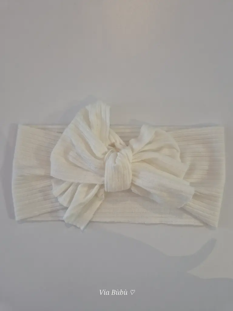 Bandeau Blanc Irisé - TU