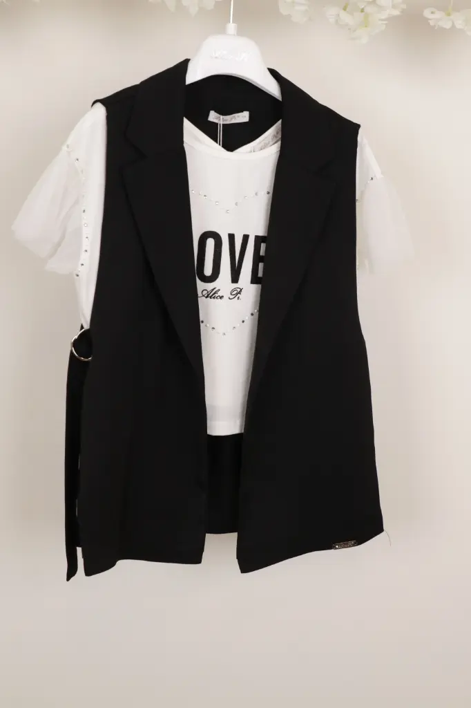 ALICE PI - Gilet sans manche Noir