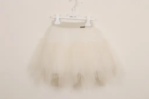 ALICE PI - Jupe en tulle créme