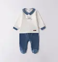 MINIBANDA - PYJAMA 2 Pièces Garçon "Sono irresitibile" bleu