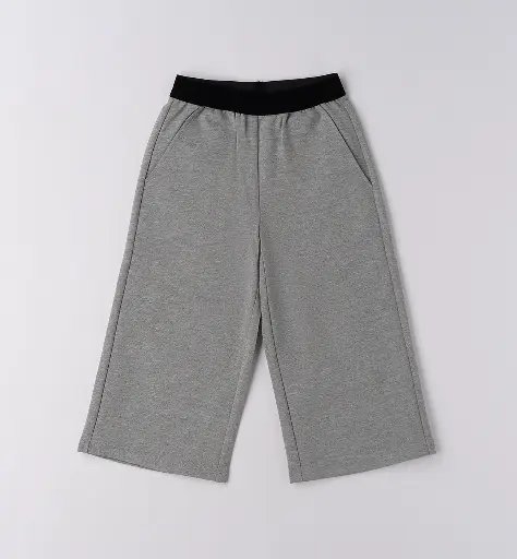 IDO - PANTALON LARGE Gris Perle