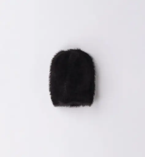 IDO - Bonnet Fourrure Noir