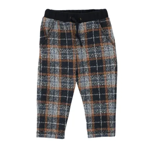 MAGIL - Garçon - Pantalon à Carreaux Bleu 