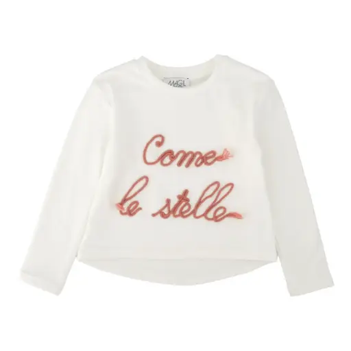 MAGIL - Fille - Blouse Ecru "Come le Stelle"