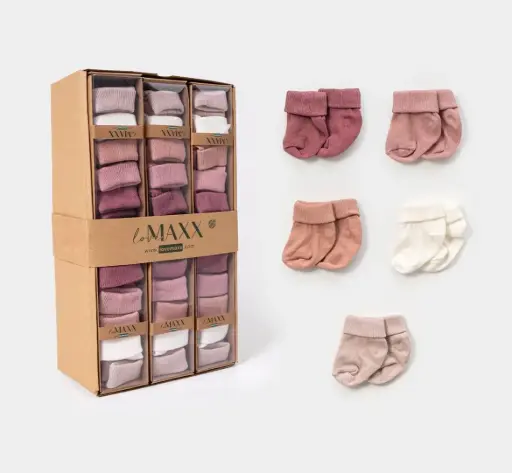 [5010LV-ROSE-STD] LARA - Boite Chausette Mixte Rose
