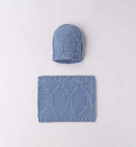 SARABANDA - Bonnet + Snood Tricot